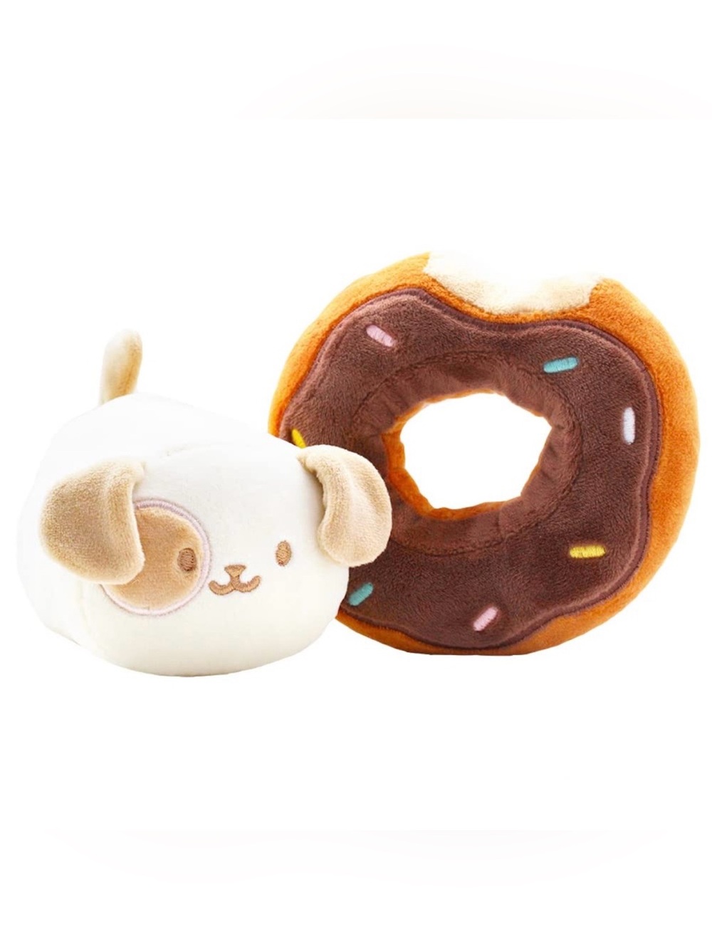 Cute Dog Anirollz Puppiroll Donut Puppy Squishy Plush 6" Stuffed Toy Adorable